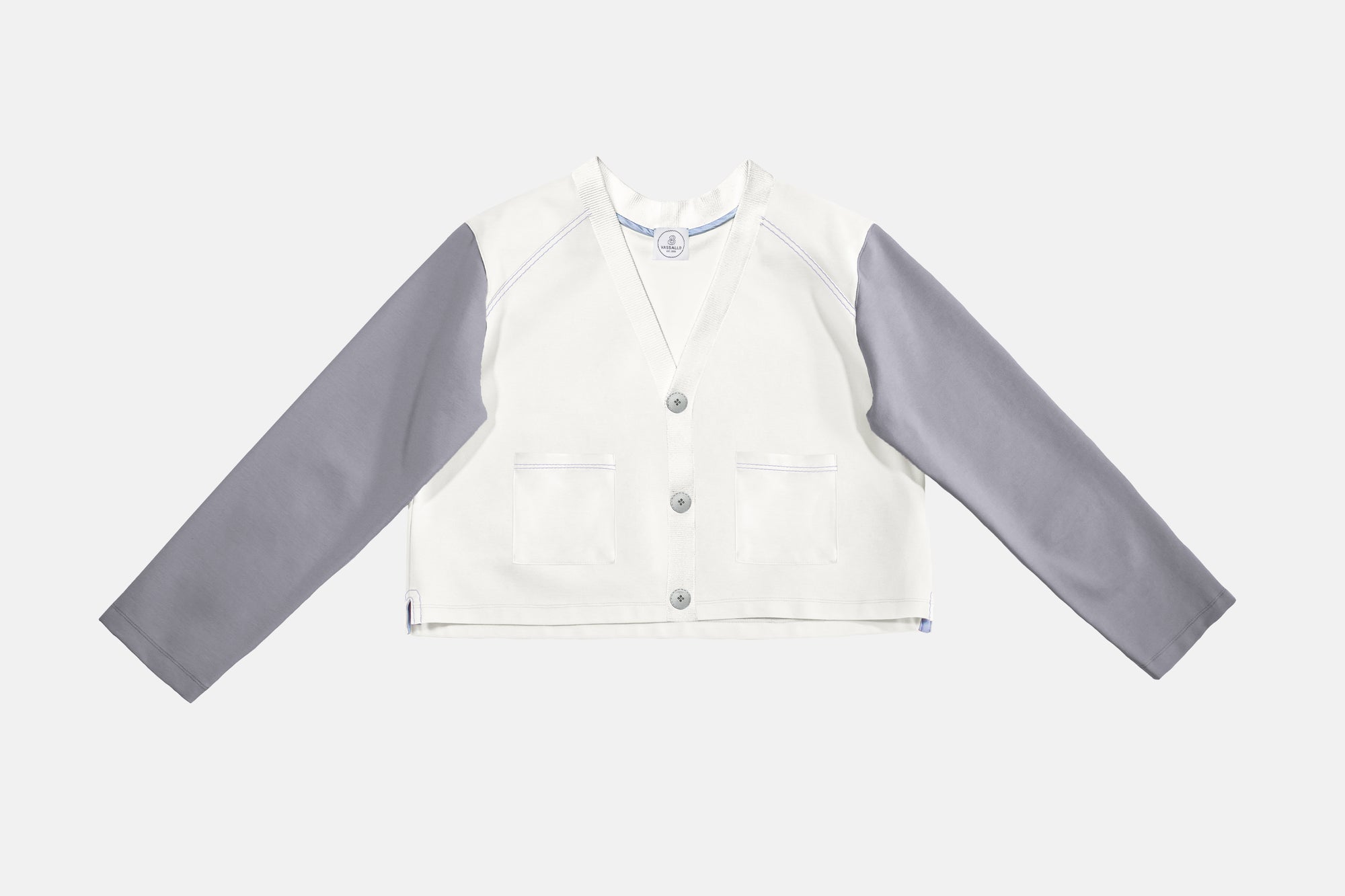 Beyond V-neck Cardigan Cropped