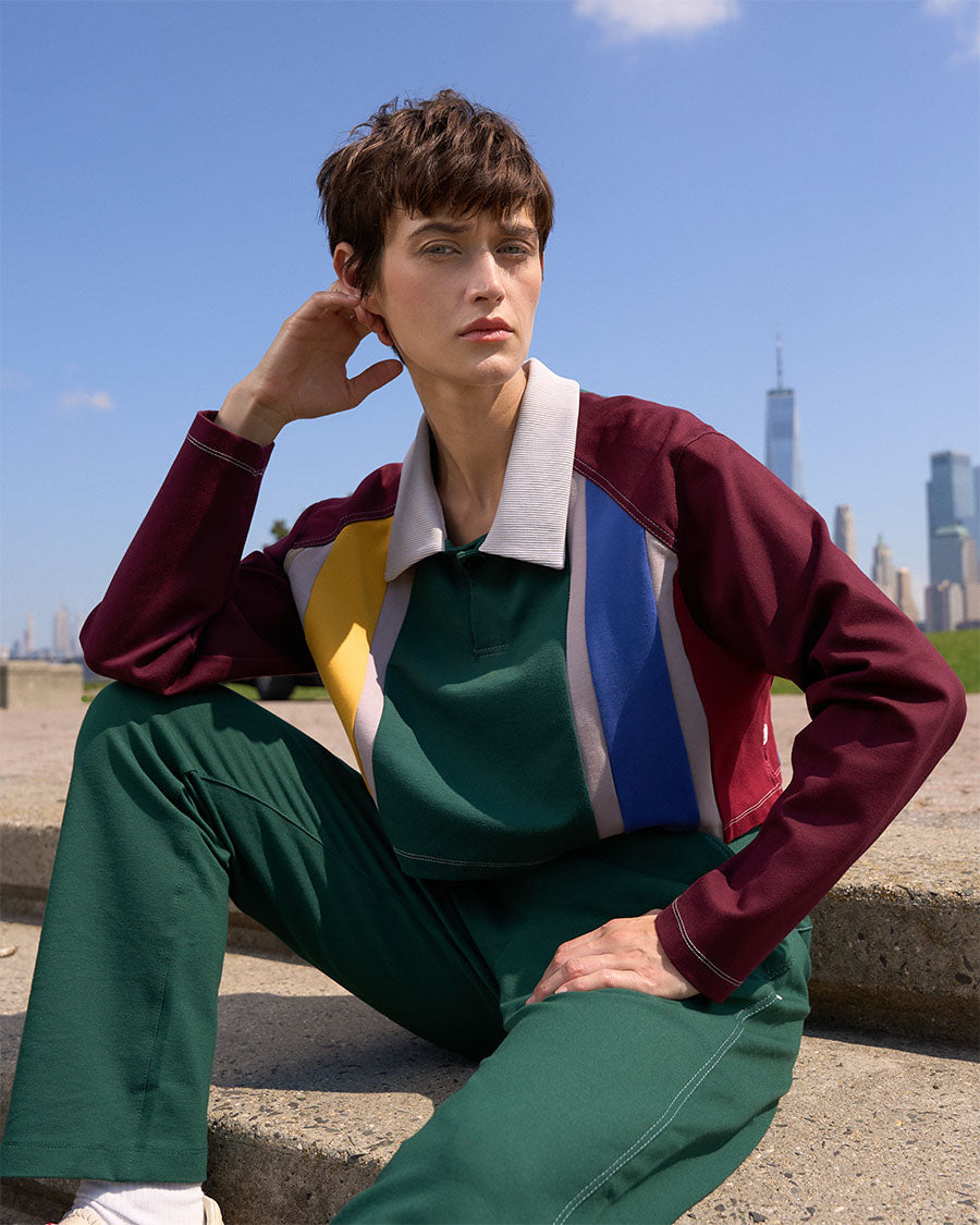 Stripe Rugby Pullover - Technicolor