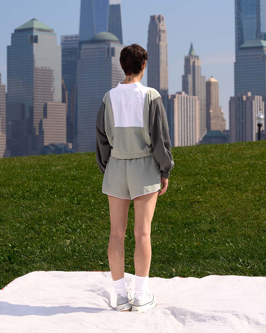 Breaker Boxer-style Shorts - Cactus Grey