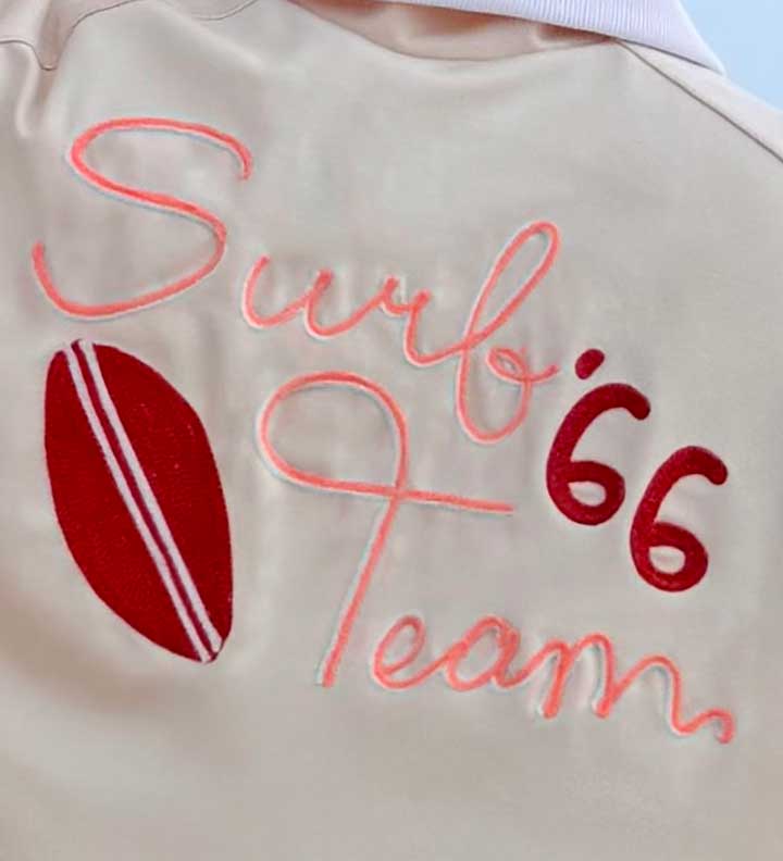 Beyond Rugby with Chainstitch Embroidery