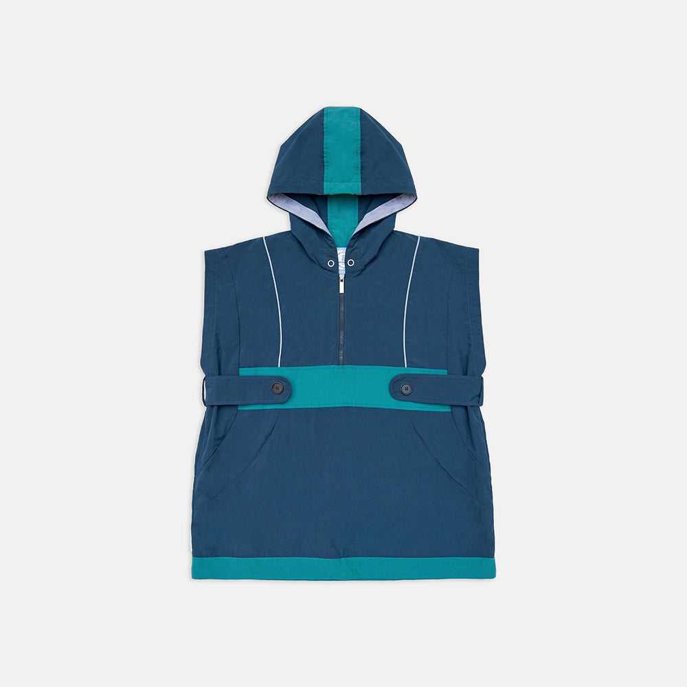 Hooded Breaker Half-Zip Jacket