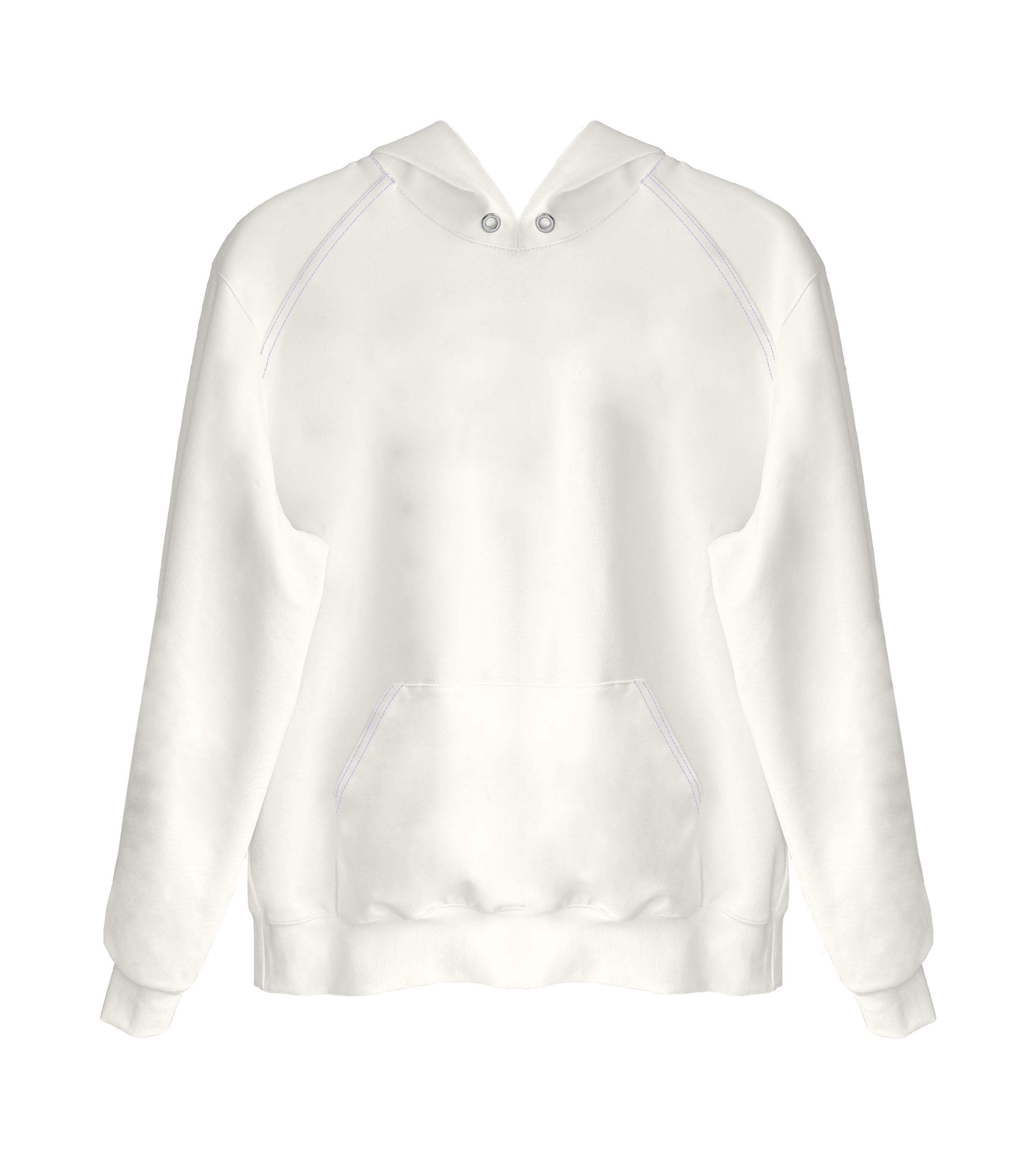 Hoodie with hidden phone pocket