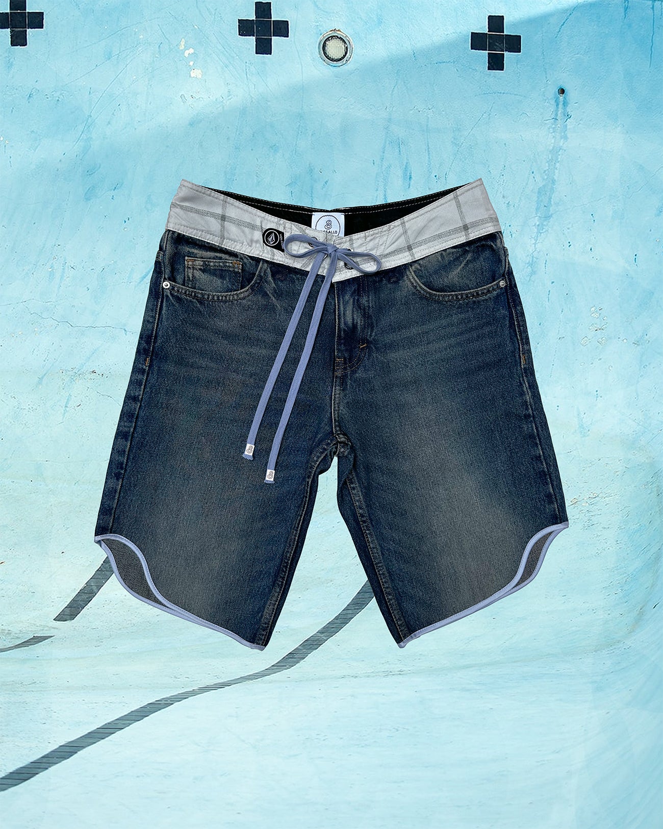 Spur Jean Shorts with Boardies Wasitband - CUSTOM ORDER