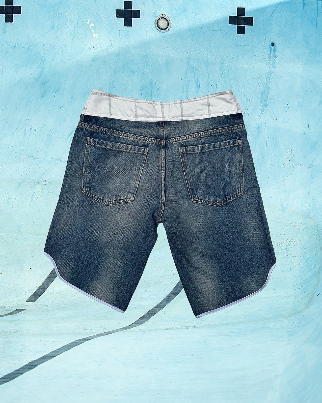 Spur Jean Shorts with Boardies Wasitband - CUSTOM ORDER